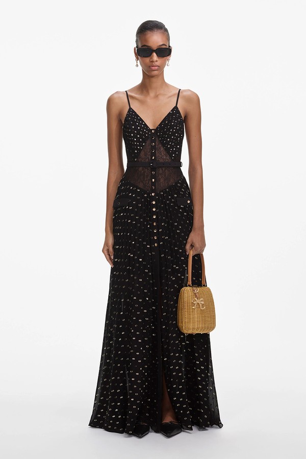 Chiffon Maxi Dress from Self Portrait