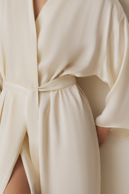 100% Silk Dressing Gown from Zara Home
