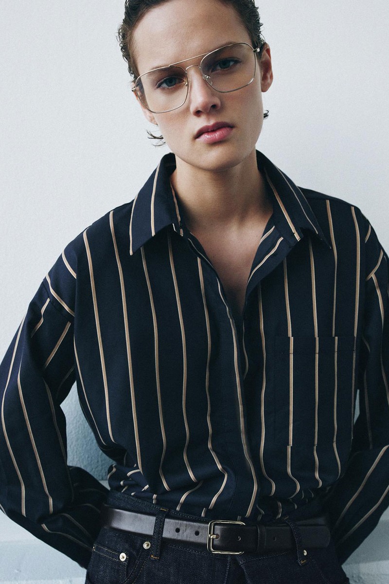 Striped Poplin Shirt from zara