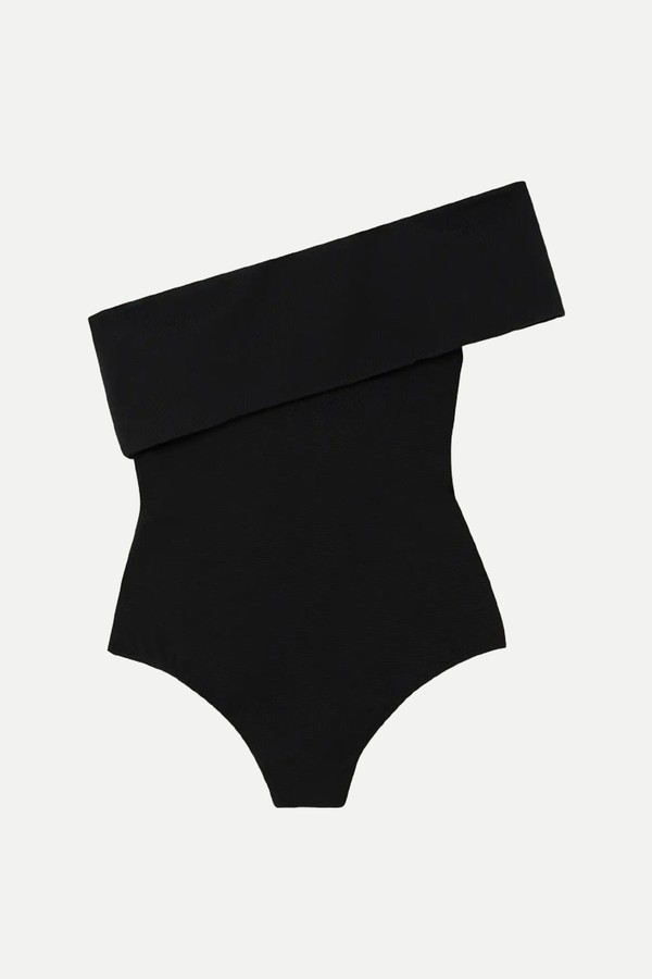 Bree One-Shoulder Stretch-Knit Bodysuit from Agolde
