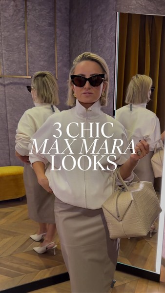 Our style director, Emma’s favourite pieces at @maxmara right now – which look will you be recreating?
