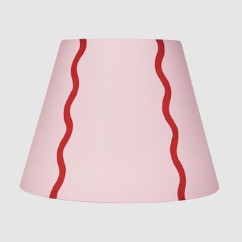 Pink Squiggle Lampshade from Hum London