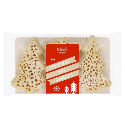 6 Christmas Crumpets from M&S