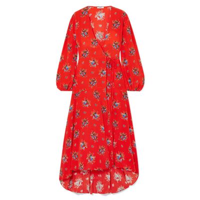 Silk Wrap Dress from Ganni