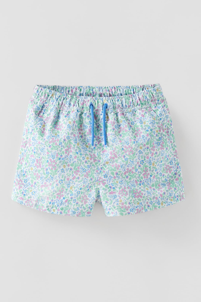 Beach Print Bermuda Swim Shorts from Zara