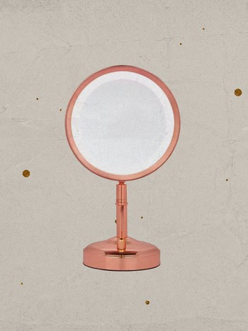 Rose Gold Illuminated Makeup Mirror, £24.99 | No7