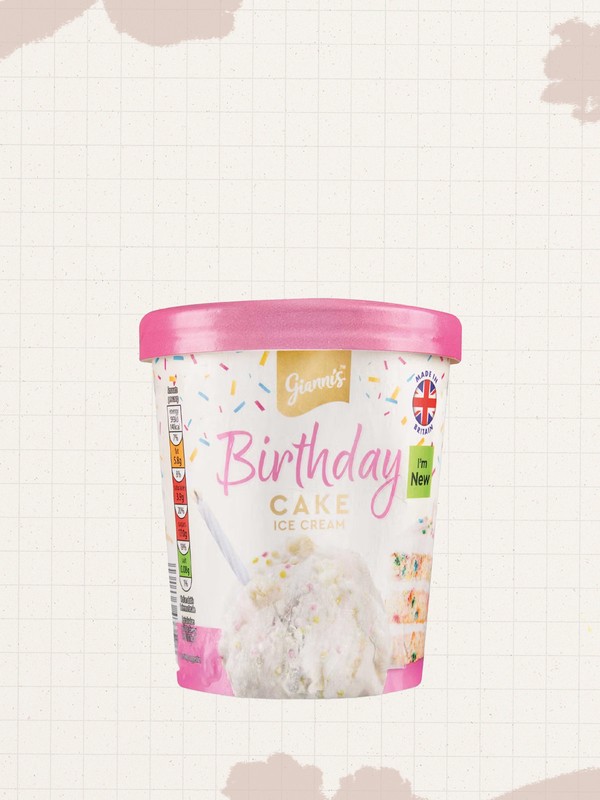 Birthday Cake Flavour Cake Tub from GIANNI'S