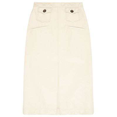 Cream Pencil Skirt from Alexa Chung