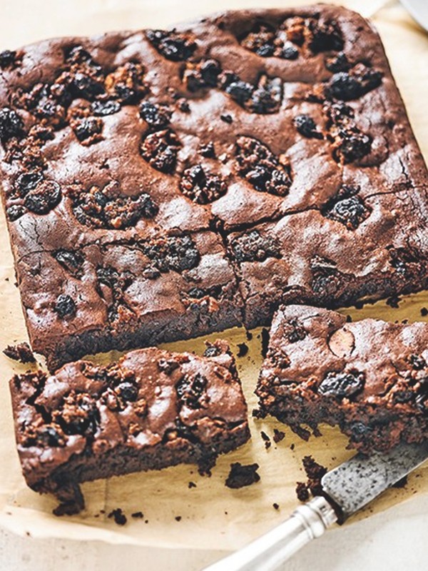 Christmas Pudding Brownies
