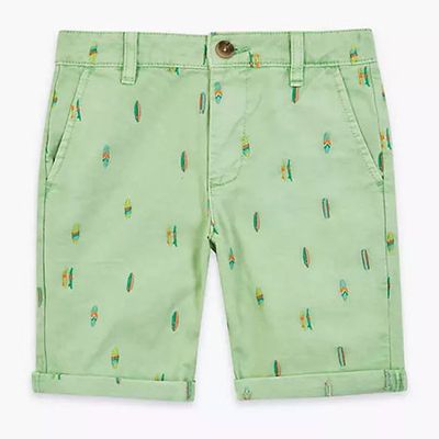 Cotton Embroidered Chino Shorts from Marks & Spencer