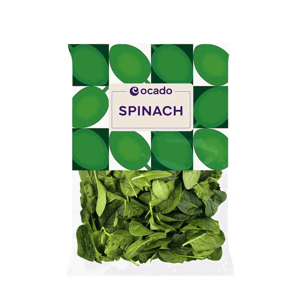 Washed Spinach from Ocado