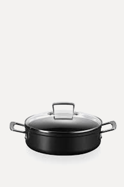 Toughened Non-Stick Sauteuse with Glass Lid