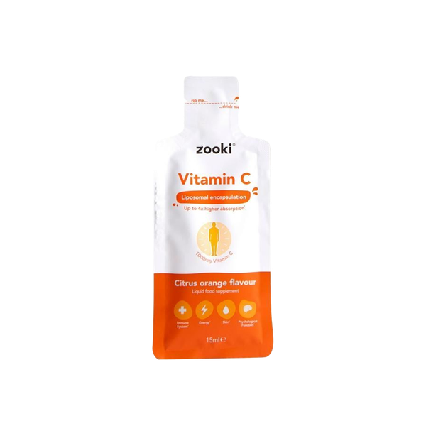  Pack of 30 Liposomal Vitamin C Citrus Orange Flavour from Zooki