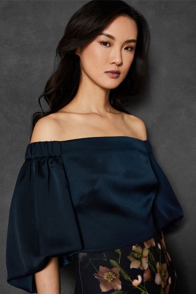 Beaa Arboretum Off Shoulder Midi Dress