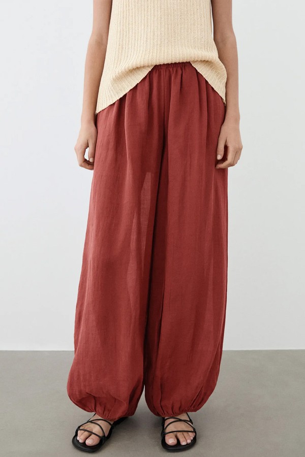 Flowing Sarouel Trousers from Massimo Dutti