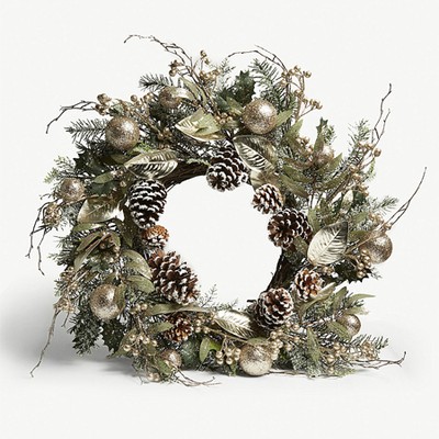 Pine Cone & Berries Decorative Wreath from Selfridges