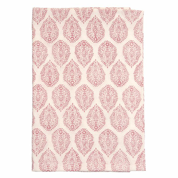 Pink Leaf Tablecloth from Sarah K