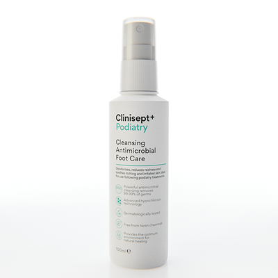 Cleansing Antimicrobial Foot Care Spray  from Clinisept+ Podiatry 
