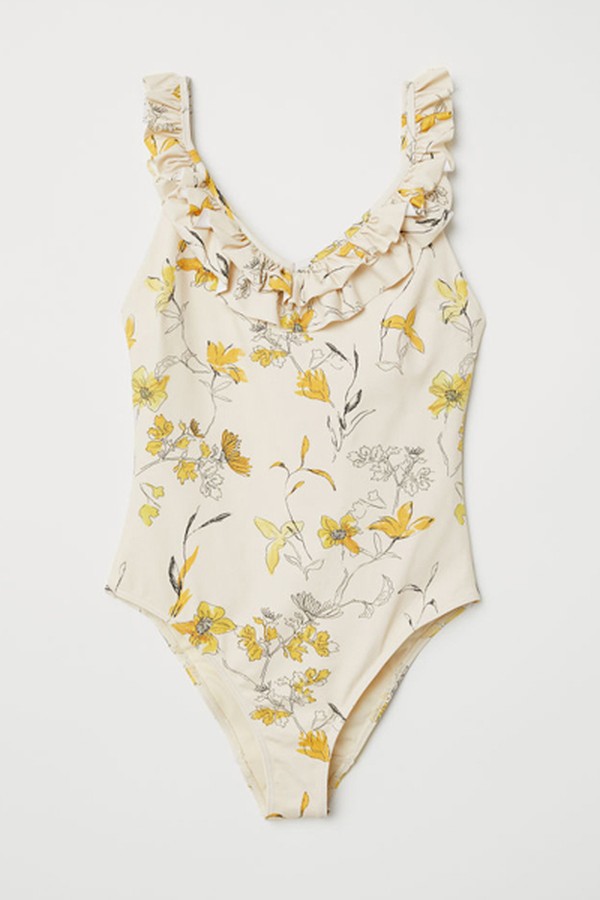 Swimsuit With Frills from H&M