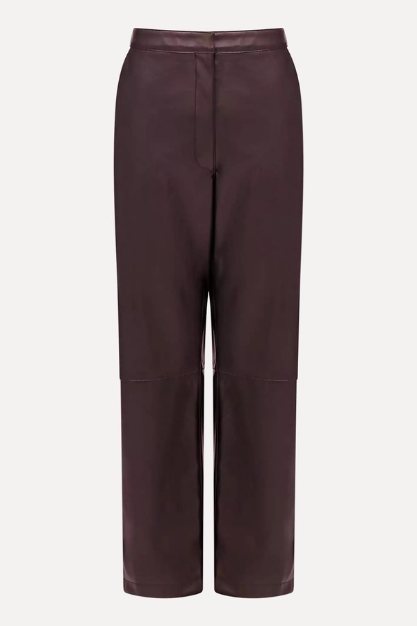 Ania Faux Leather Trousers from Great Plains