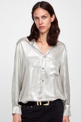 Metallic Shirt from Zara