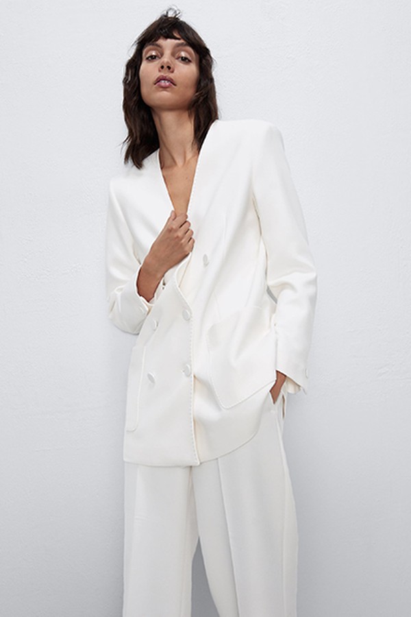 Lapelless Blazer from Zara
