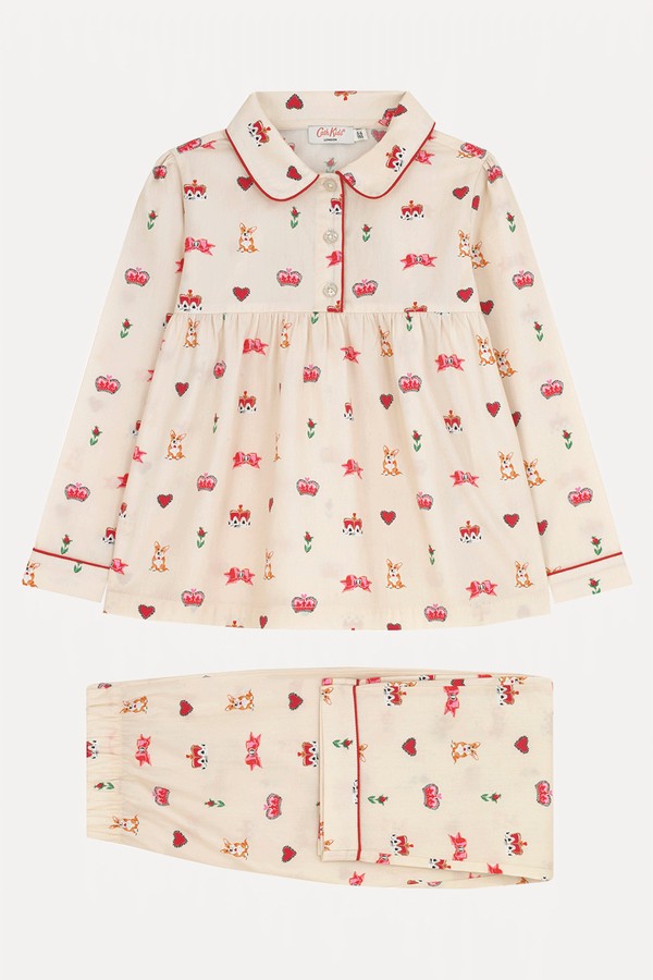 Royal Ditsy Frill Woven PJ Set from Cath Kidston