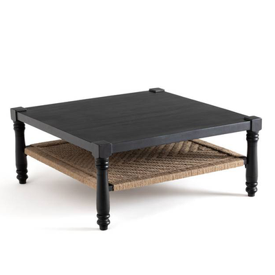 Adas Garden Coffee Table In Mango Wood & Rope from La Redoute