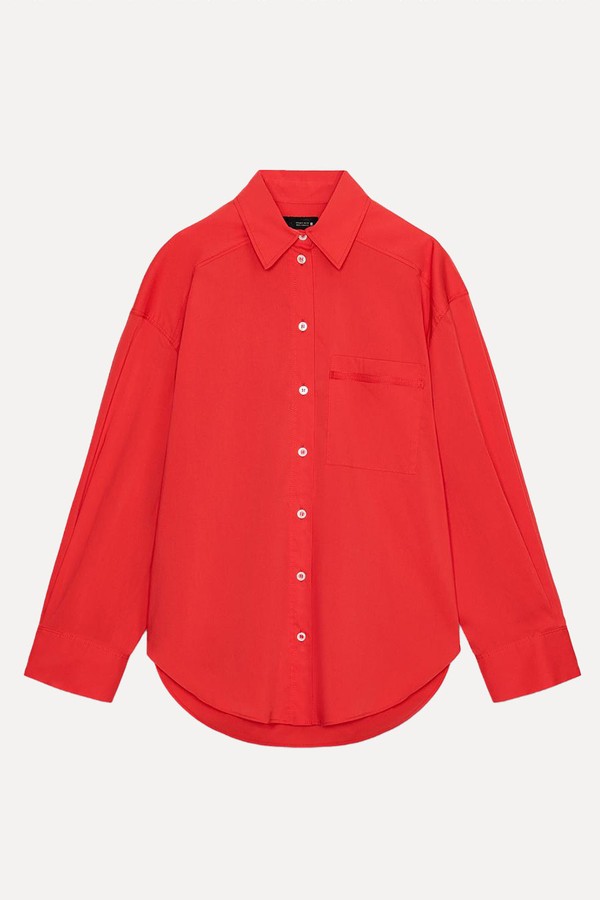 Oversize Poplin Shirt from zara