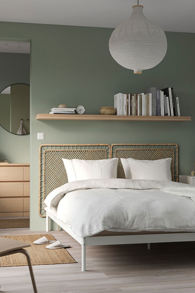Vevelstad Bed Frame With 2 Headboards