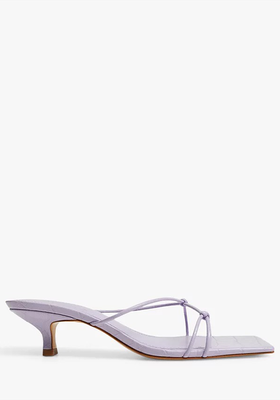 Knotted Strap Heeled Sandals from Mango