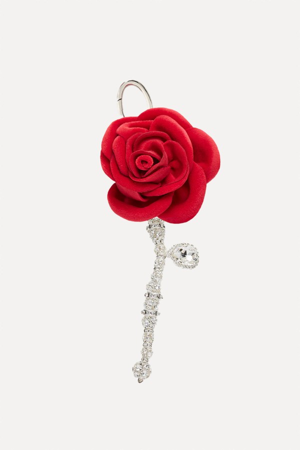 Velvet Rose Keychain from Magda Butrym