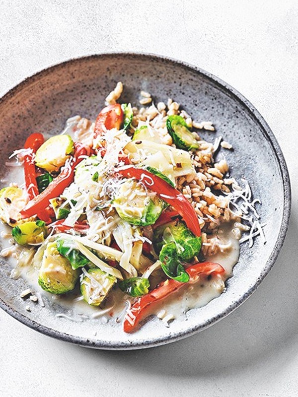 Spicy Sprout, Fennel & Pepper Stir Fry