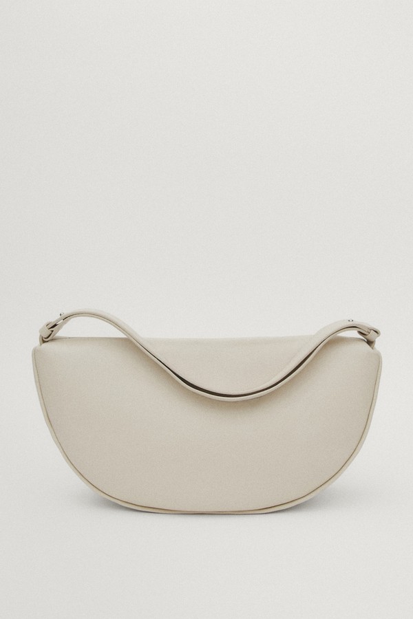 Nappa Leather Half Moon Bag