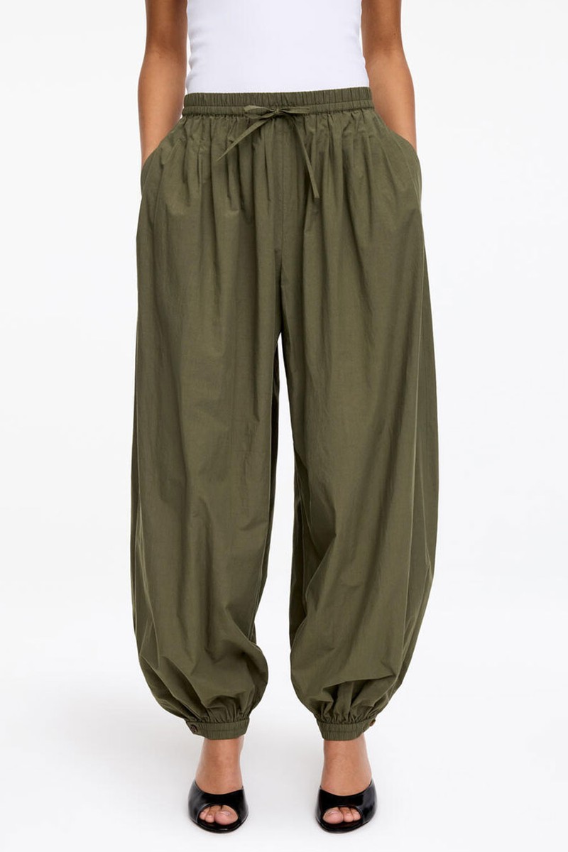 Balloon Cotton Trousers
