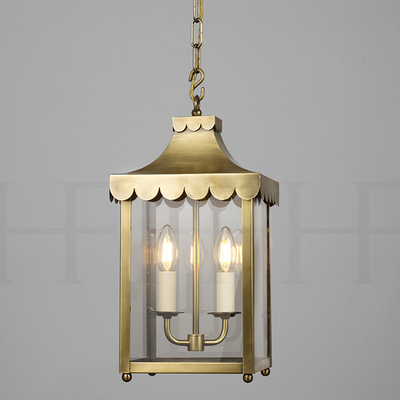 Scallop Edge Hanging Lantern from Hector Finch