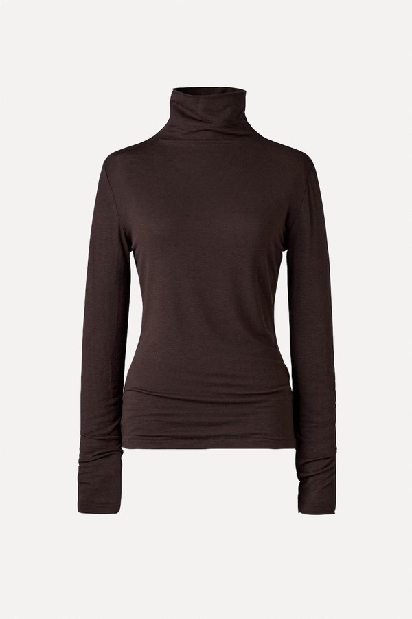 Heattech Extra Warm Cashmere Blend Turtleneck T-Shirt from UNIQLO