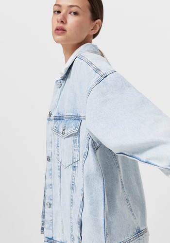 Oversized Denim Jacket  from Stradivarius 