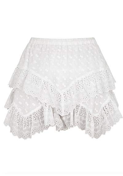 Teocadia Embroidered Cotton Shorts from Isabel Marant