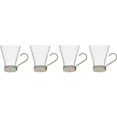 Four Pack Glass Espresso Mugs