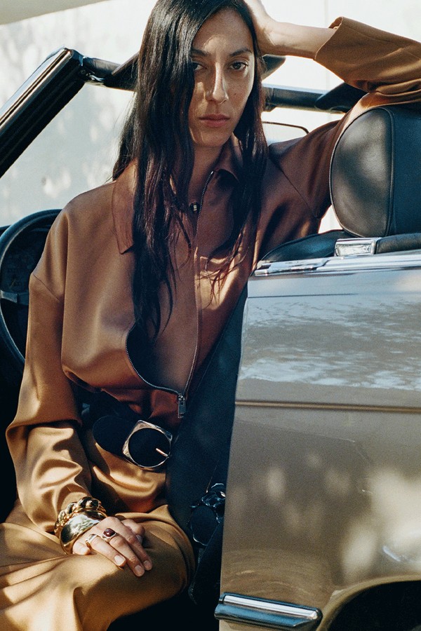 Satin Jacket With Pockets