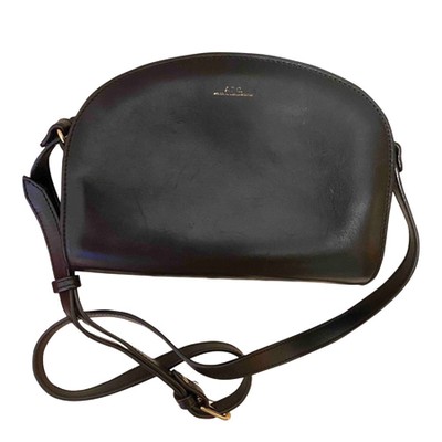 Demi-Lune Leather Crossbody Bag from APC