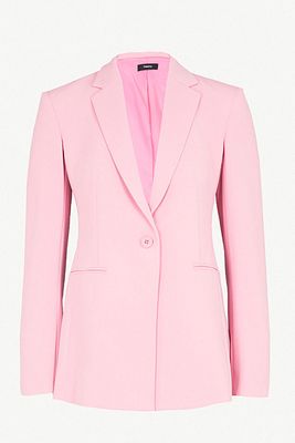Power Single-Breasted Crepe Jacket from Theory