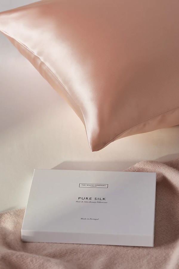 Silk Hair & Skin Beauty Pillowcase from The White Company