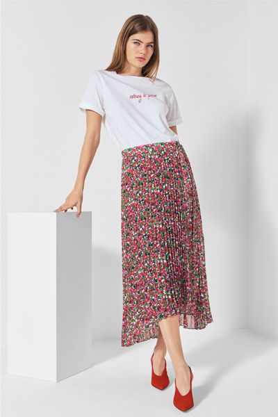 Next/Mix Printed Pleat Skirt