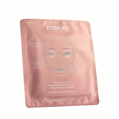 Rose Gold Brightening Facial Treatment Masks from 111Skin