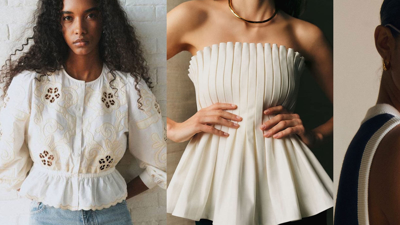 Sezane ブラウス　新品同様　綿100% ホワイト　上品　素敵 5 Stylish Finds At Sézane | SheerLuxe