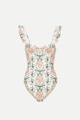 Ajonjoli Floral Swimsuit  from Agua By Agua Bendita