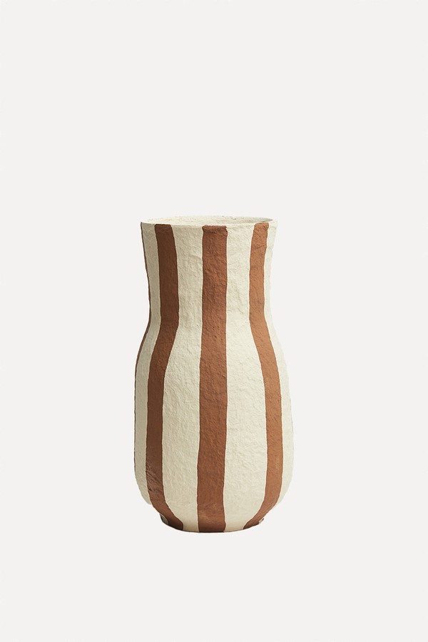 Tall Papier-Mâché Vase