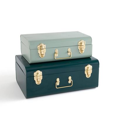 Set Of 2 Masa Metal Trunks from La Redoute